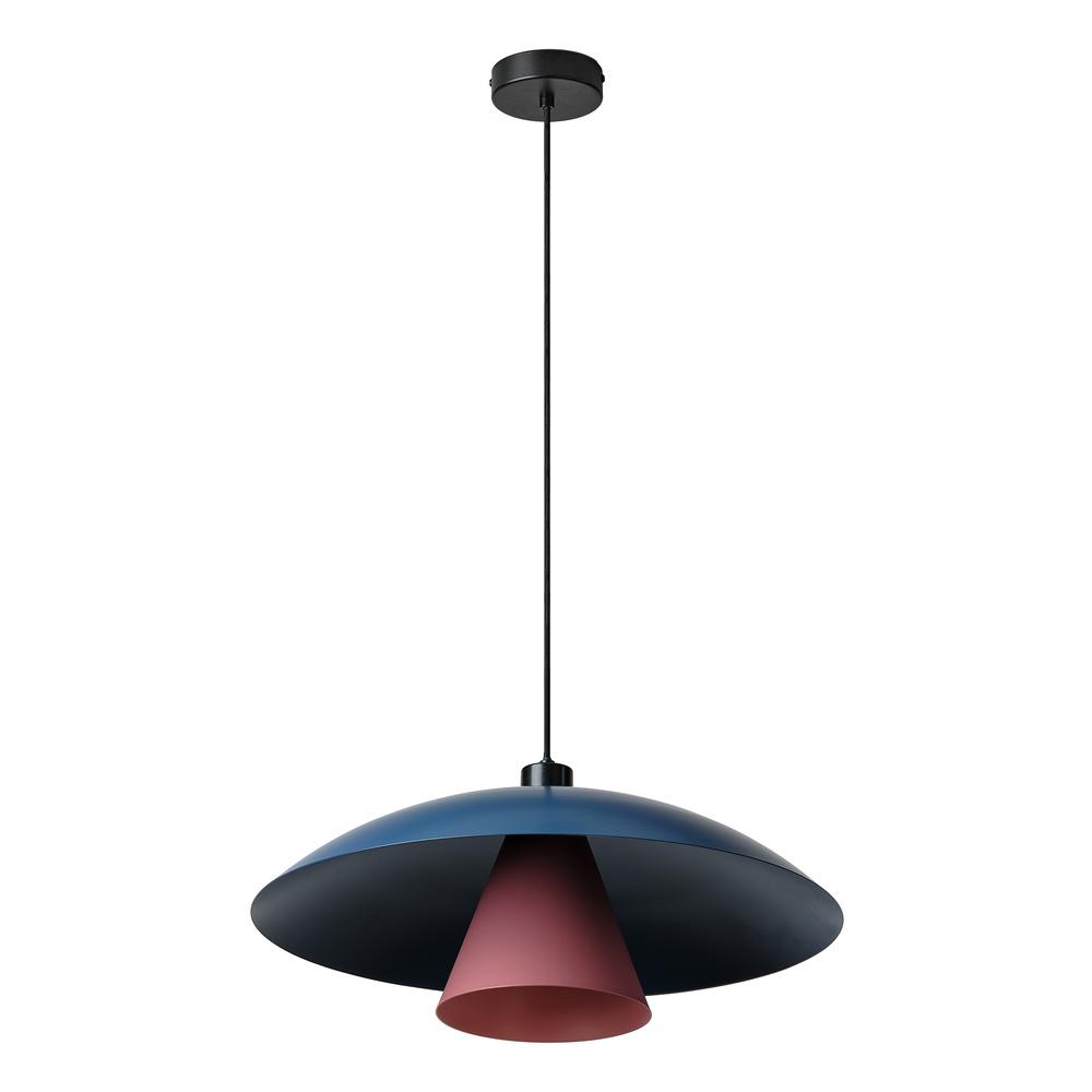 E-shop Stropná závesná lampa E27 modrá ružová Decor Flying Mushroom Osram