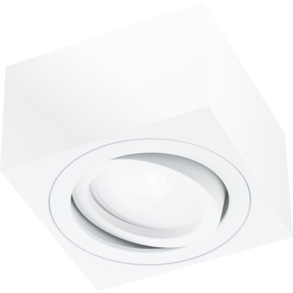 HALOGEN Spot Tube Movable AMAT-S Square White 50mm LUMILED pre povrchovú montáž