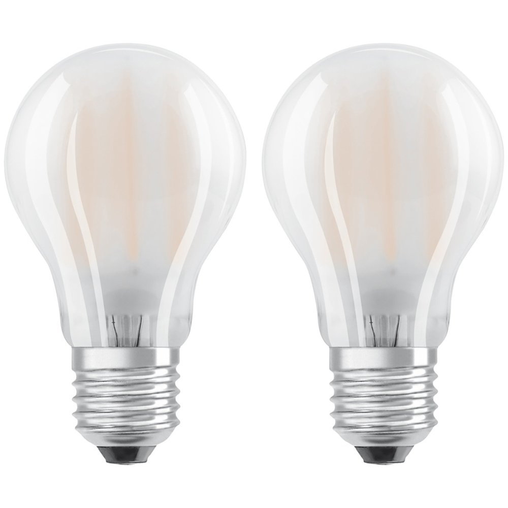 2Pak LED žiarovka E27 A60 7W = 60W 806lm 4000K Neutrálne 300° vlákno OSRAM STAR