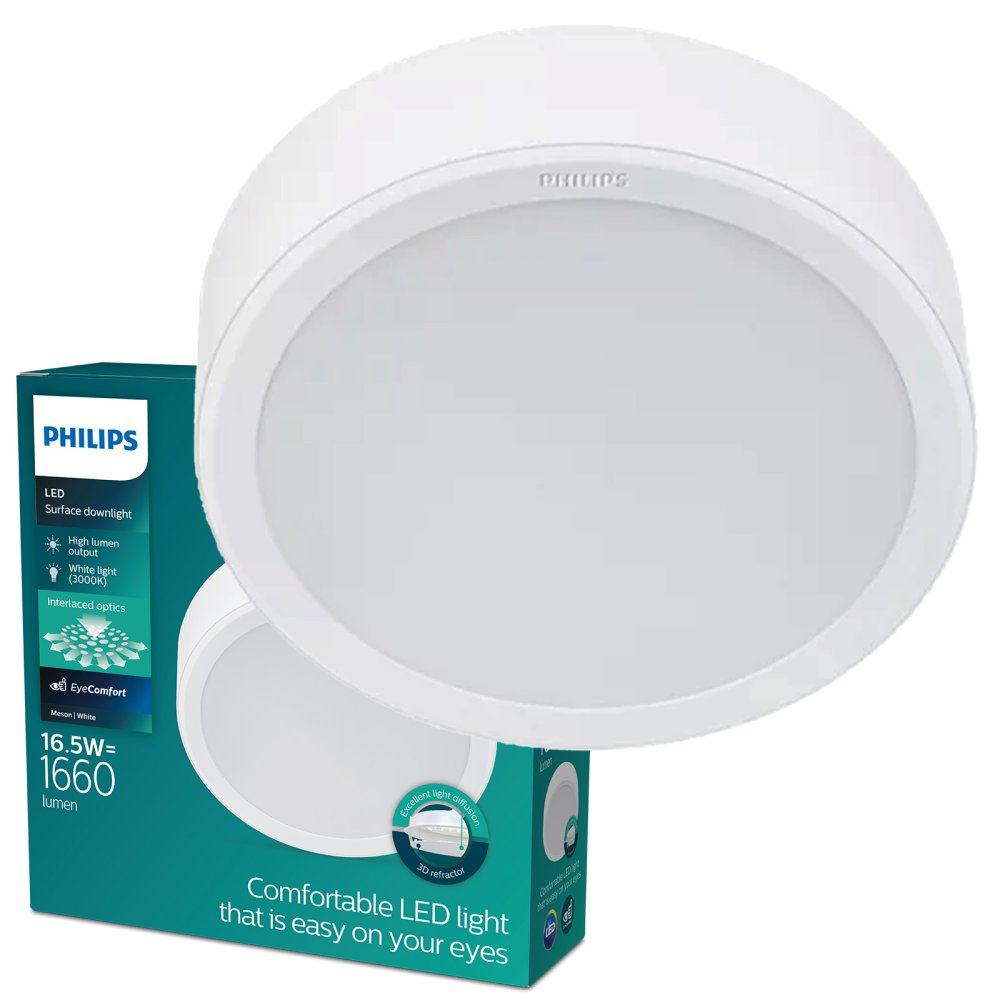 Panel LED na povrchovú montáž LED 16,5 W 1200 lm 3000 K biela Meson Philips