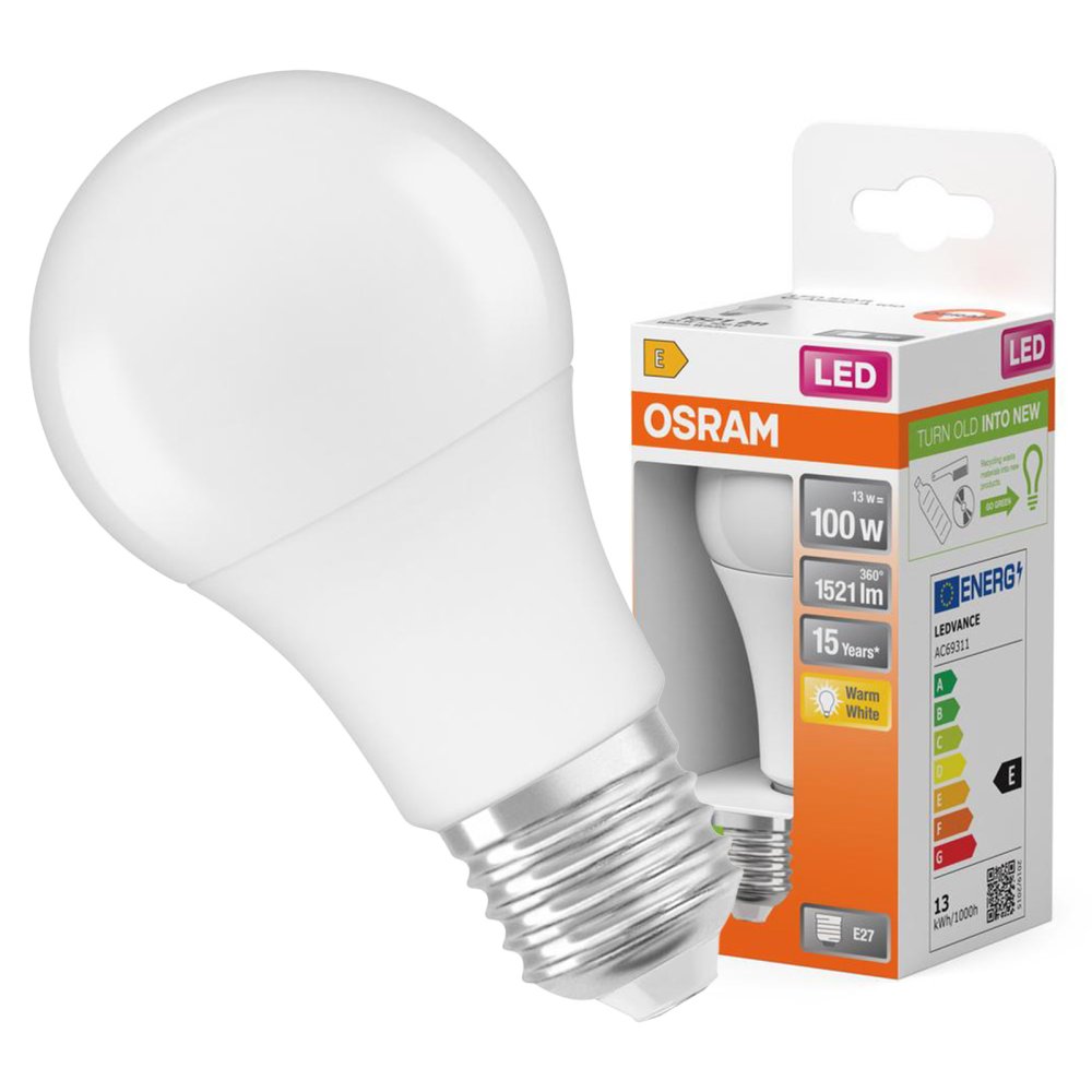 LED žiarovka A60 E27 9W = 65W 940lm 2700K Warm 200° STAR CLASSIC Osram