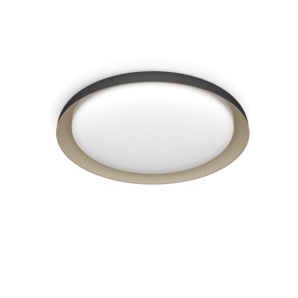 E-shop LED povrchové svietidlo 10W 1950lm 4000K SceneSwitch Black Pebblo Ultra Efficient Philips
