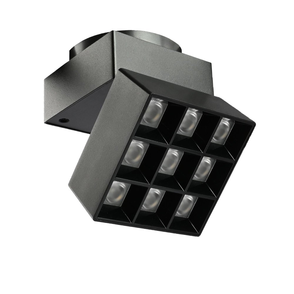 E-shop LED lampa do magnetickej koľajnice 16W 1380lm 4000K neutrálna CRI90 36° čierna VIDEX