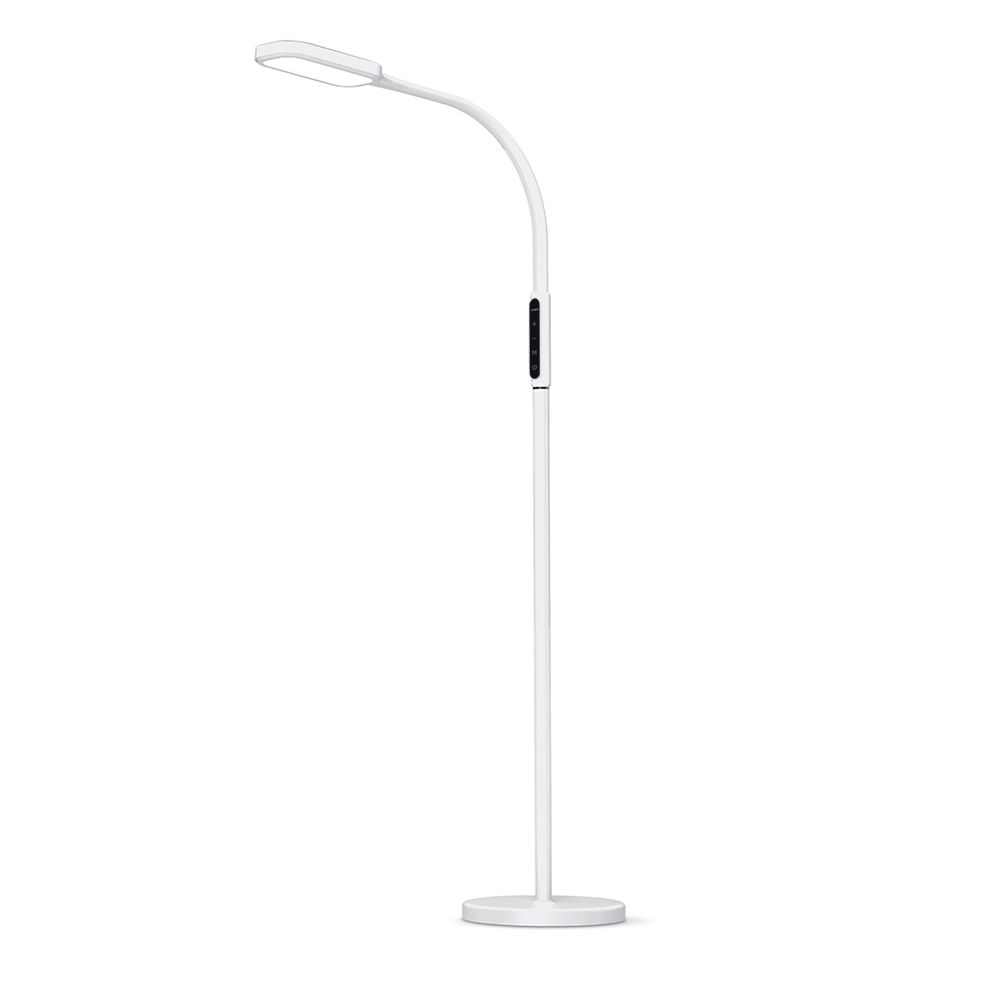 E-shop Stolná lampa 2v1 LED 12W 3000K-5500K CCT Stmievateľná dotyková biela