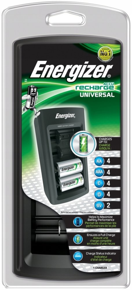 Nabíjačka Energizer Universal 9V(6F22), AA, AAA, C(R14), D(R20)
