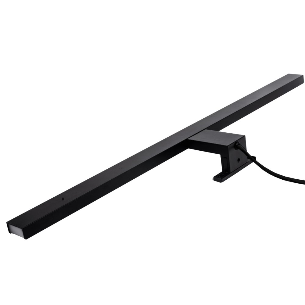 E-shop Nástenné svietidlo do kúpeľne 15W 1650lm 4000K neutrálna 120° čierna IP44 SAMOS Sanico