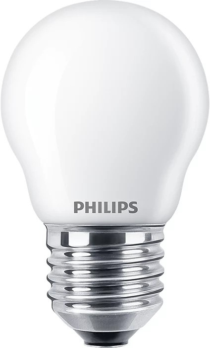 LED žiarovka Ball E27 P45 3,4W = 40W 470lm 2700 Warm Filament Milky PHILIPS Dimmable