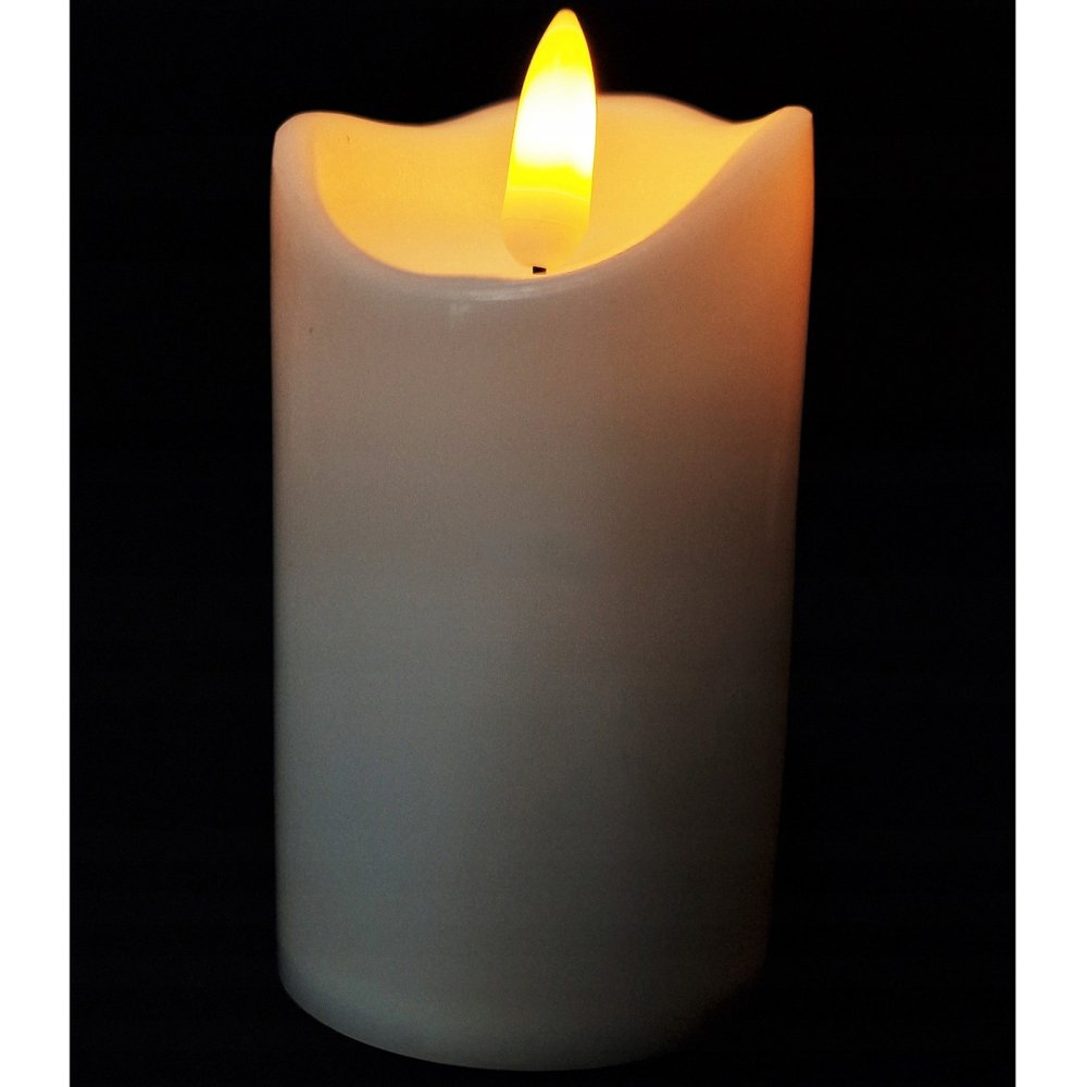 Elektrická náplň LED sviečka s efektom plameňa 9,5 cm