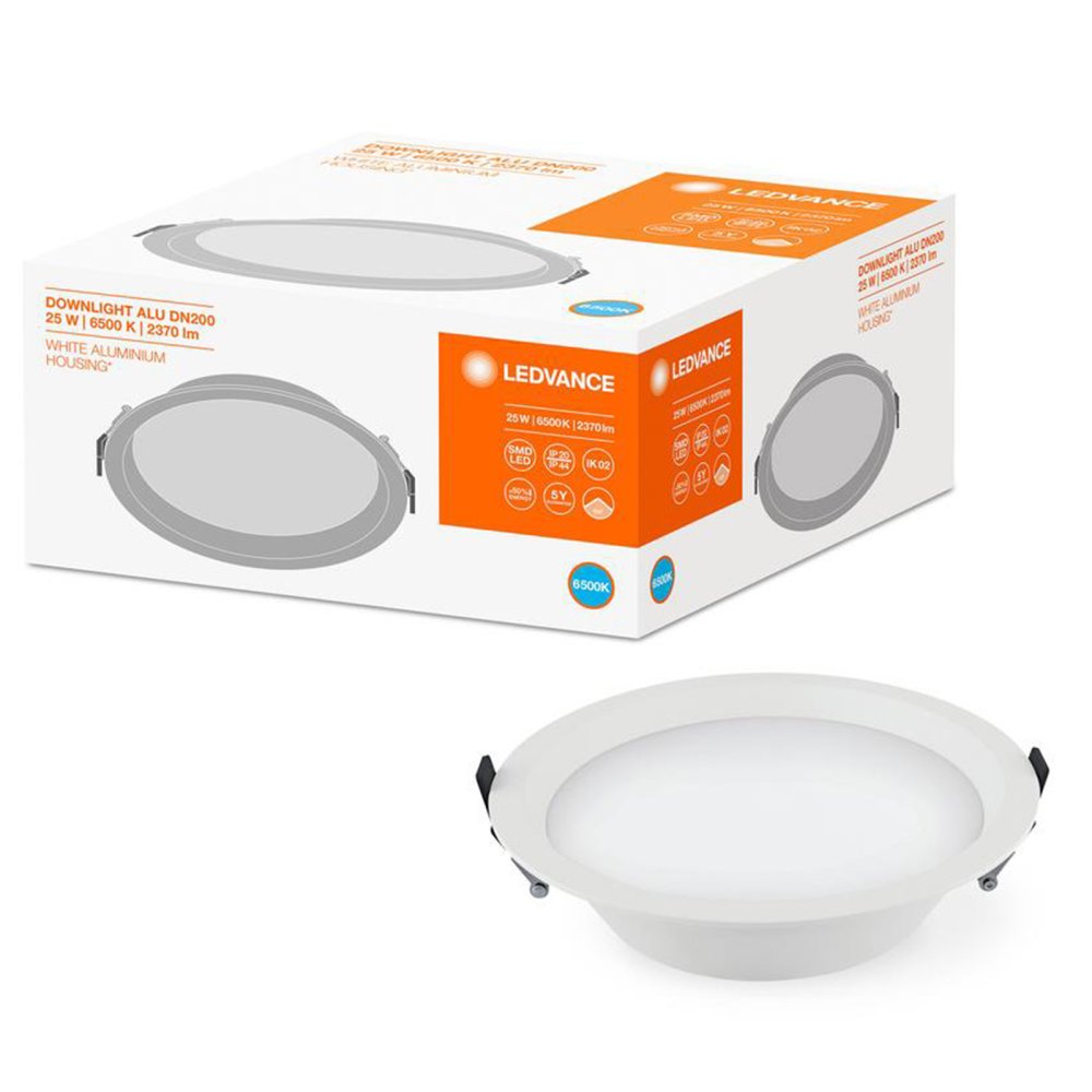 LED zapustené stropné zapustené bodové svietidlo 25W 2370lm 6500K studená biela Ledvance Downlight Spot