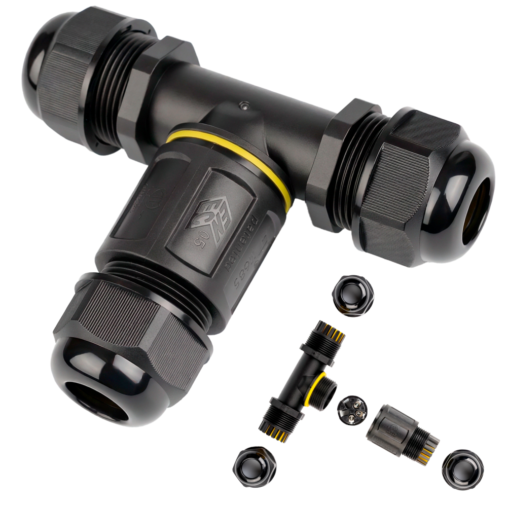 E-shop Hermetická rýchlospojka typ WAGO trojník 3x1, 5-2, 5mm IP68 LUMILED