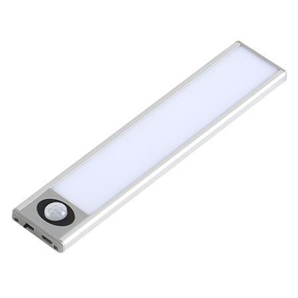 E-shop LED osvetlenie pod stôl Nábytkový pás 1W 4500K 20cm so senzorom pohybu Strieborná