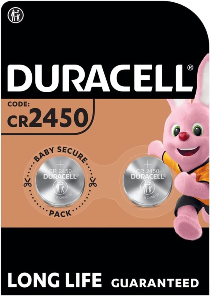 DURACELL Špeciálne batérie DL2450 CR2450 3V 2ks
