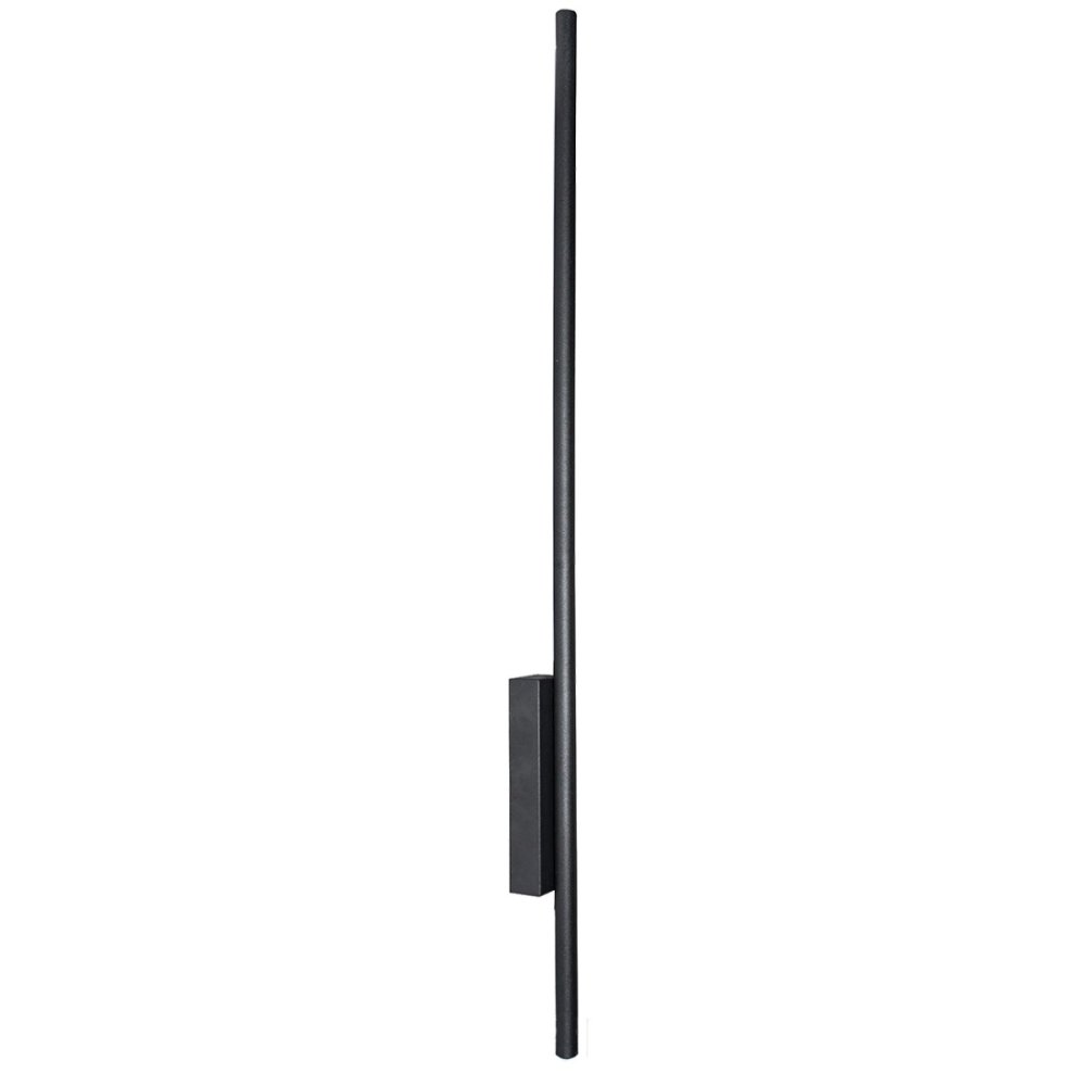 LED nástenné svietidlo LUNA BLACK Metal 120cm moderný štýl IP54