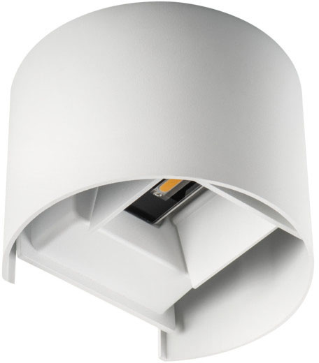 LED REKA fasádne svietidlo biele hore a dole 7W 510lm 4000K Neutrálne IP54 Kanlux