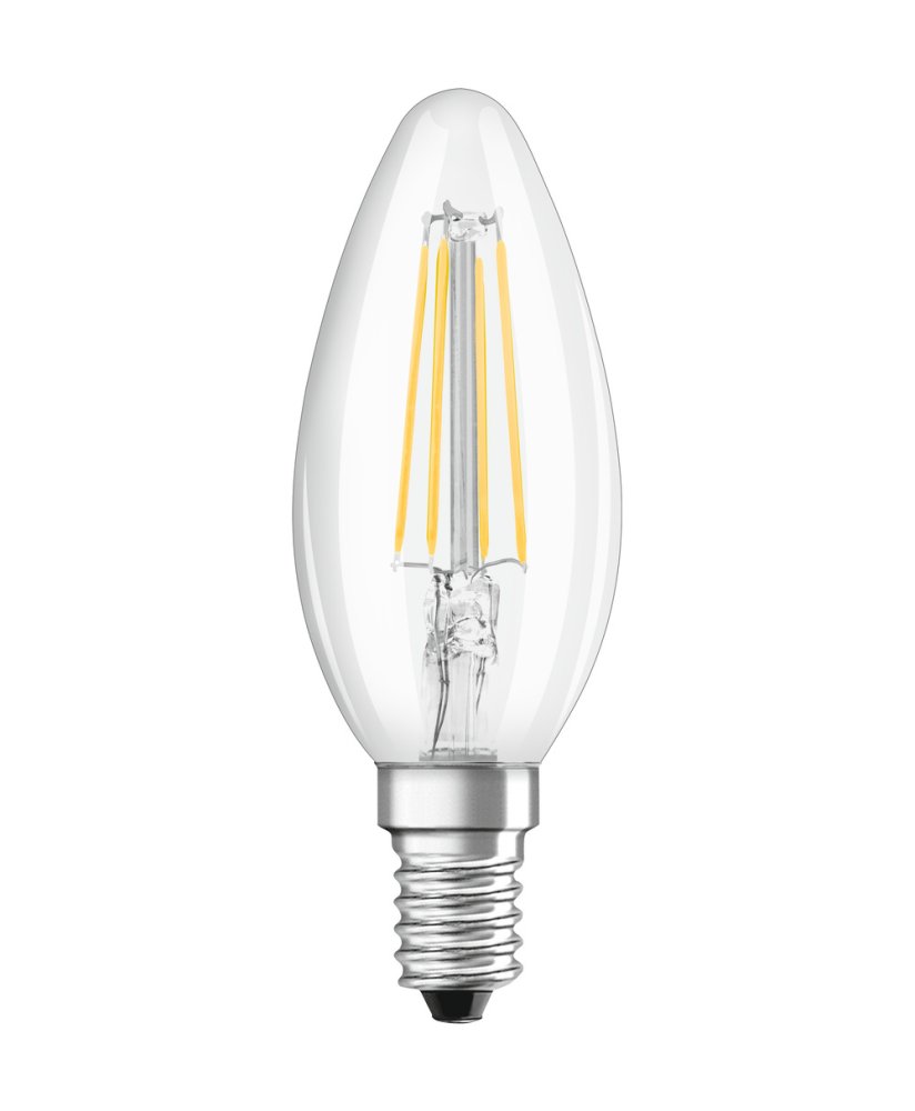 LED žiarovka E14 B35 CL 3,4W = 40W 470lm 4000K Neutrálne 300° CRI90 Vlákno OSRAM SUPERSTAR+ Stmievateľné