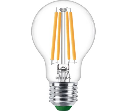 LED žiarovka E27 A60 4W = 60W 840lm 2700K Warm Filament PHILIPS Ultra Efficient