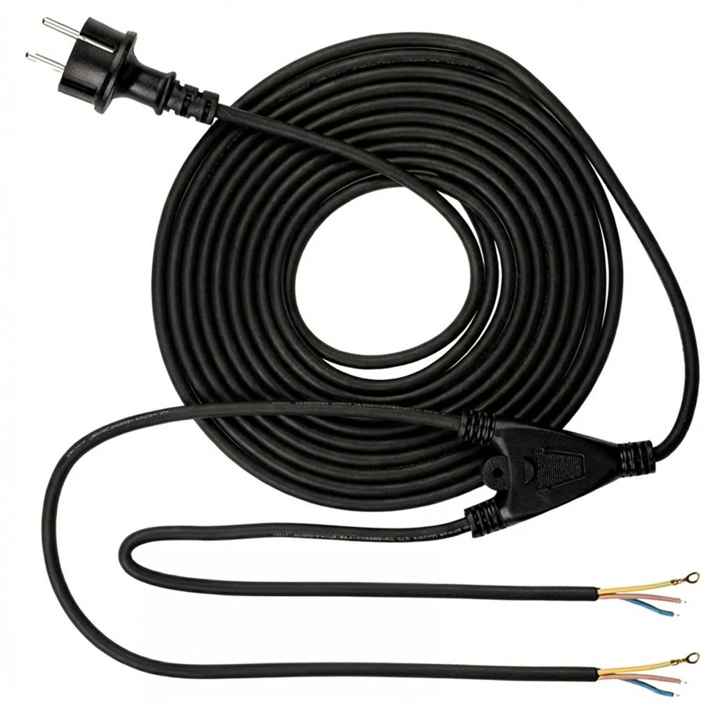 E-shop Napájací kábel 2m 3x0, 75 pre LED reflektor pracovnej lampy IP44 LUMILED