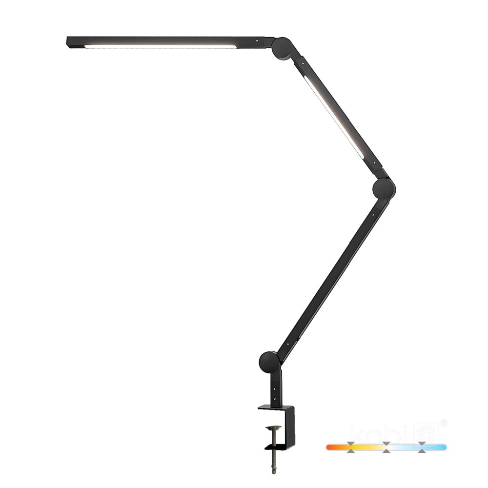 E-shop Stolová stolná lampa LED 20W 800lm CCT 120° čierna Tenuix Kobi