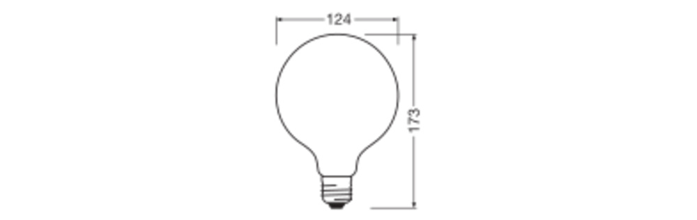 E-shop LED žiarovka G125 E27 24W = 200W 3452lm 3000K teplá 320° Value Class Ledvance