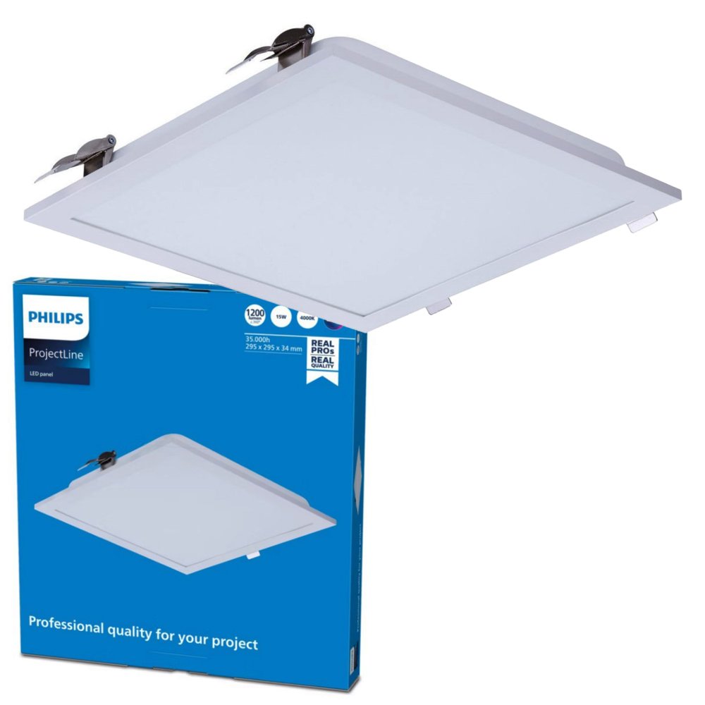 LED panel 30x30 15W 1200lm 4000K biely Projectline Philips