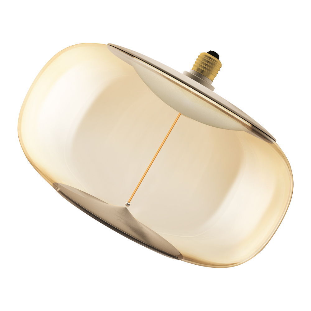E-shop Dekoratívna LED žiarovka E27 12W = 42W 500lm 1800K teplá 320° jantárová filament stmievateľná vintage 1906 Osram