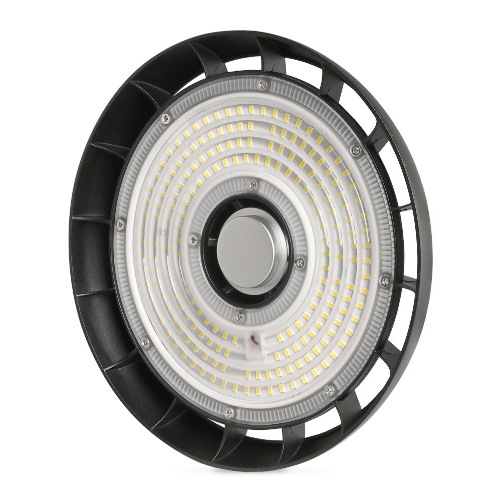E-shop Závesné LED svietidlo High-Bay 100W 16200lm 5000K neutrálna 90° IP65 IK07 čierna VIDEX