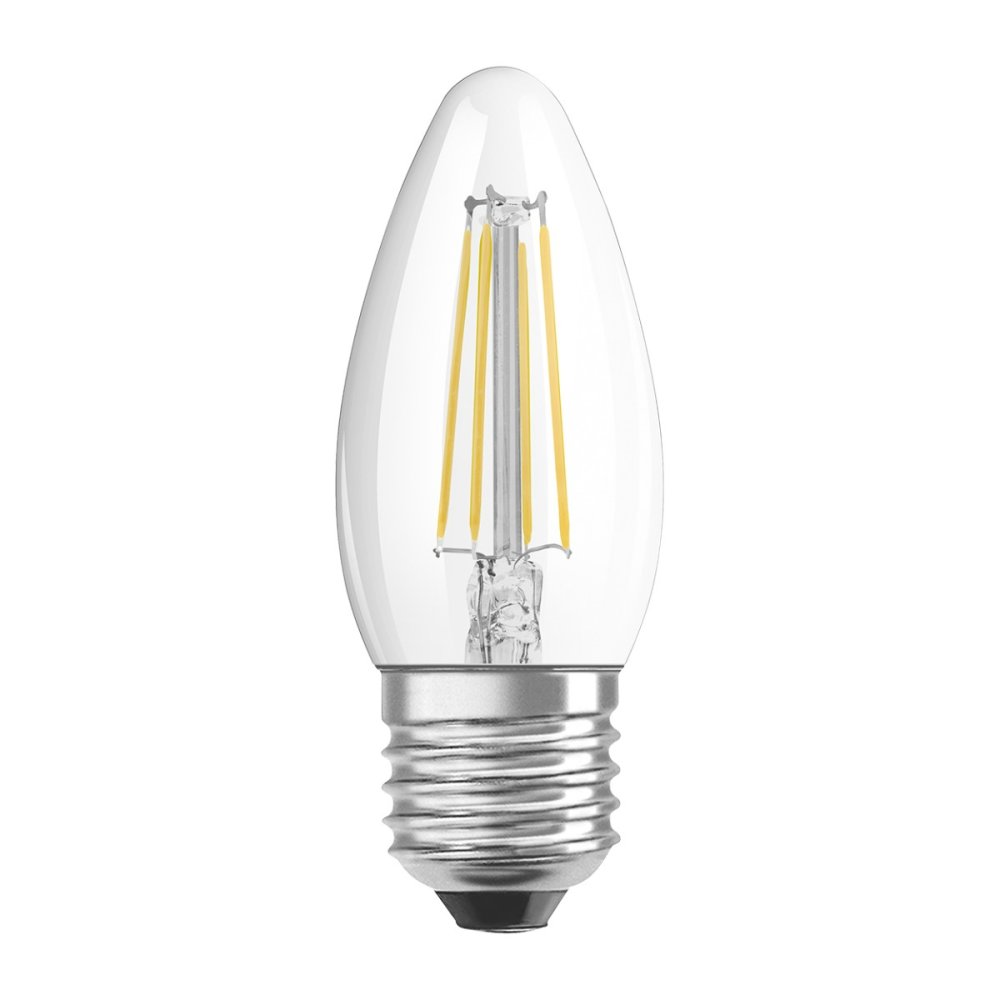 LED žiarovka E27 B35 CL 4W = 40W 470lm 2700K Warm 300° Filament OSRAM STAR