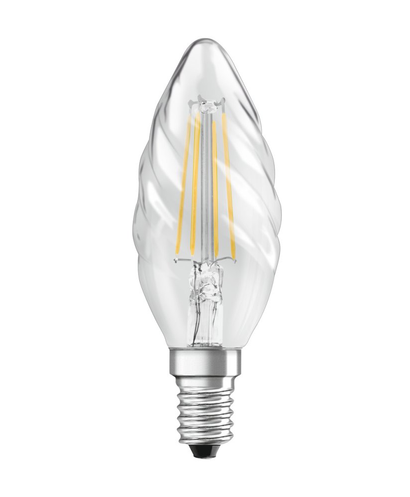 LED žiarovka E14 BW35 3,4W = 40W 470lm 4000K Neutrálne 300° CRI90 Vlákno OSRAM SUPERSTAR+ Stmievateľné