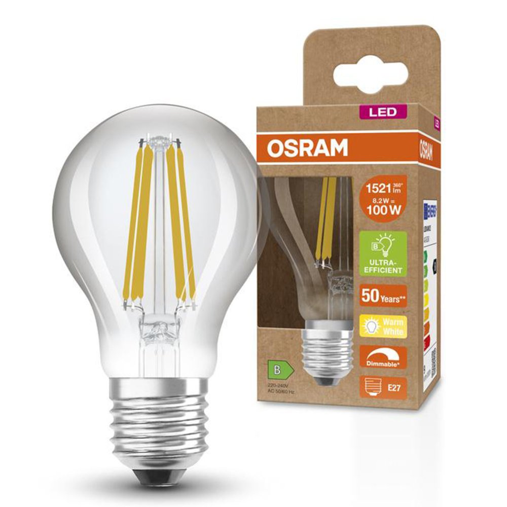 LED žiarovka A60 E27 8,2W = 100W 1521lm 2700K Warm 300° Dimmable CLASSIC Osram