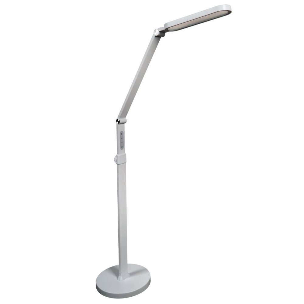 E-shop Stojacia lampa stolová 13W 700lm CCT 120° biela stmievateľná Ferrara Goldlux
