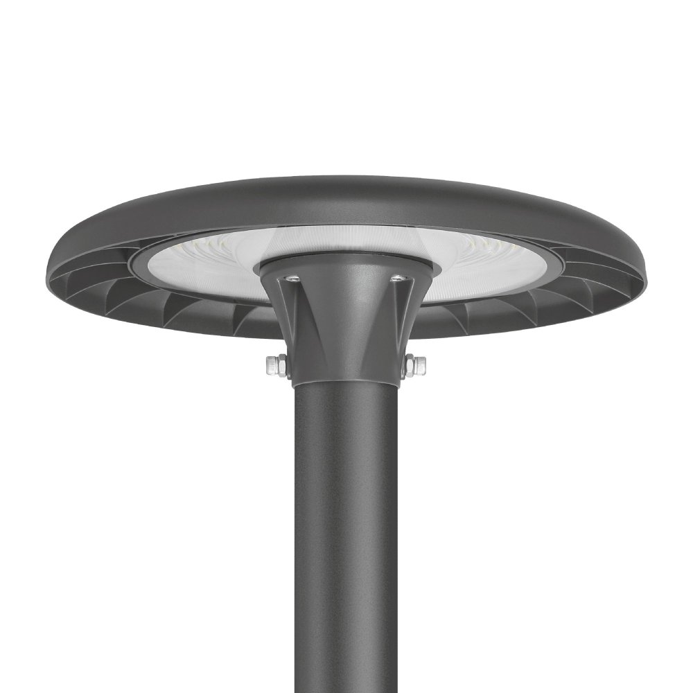 E-shop Uličná parková záhradná lampa LED 120W 16800lm CCT 90° 0, 53A čierna VIDEX